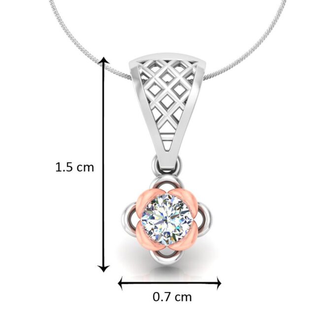 BLOSSOM FUSION SOLITAIRE PENDANT SET