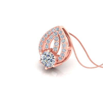 DIAMOND SOLITAIRE DROP PENDANT