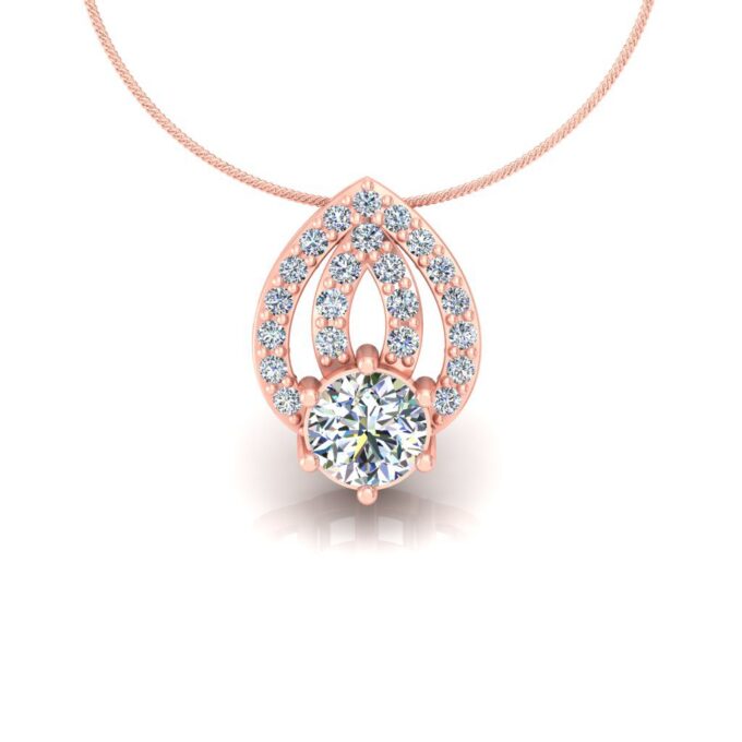 DIAMOND SOLITAIRE DROP PENDANT