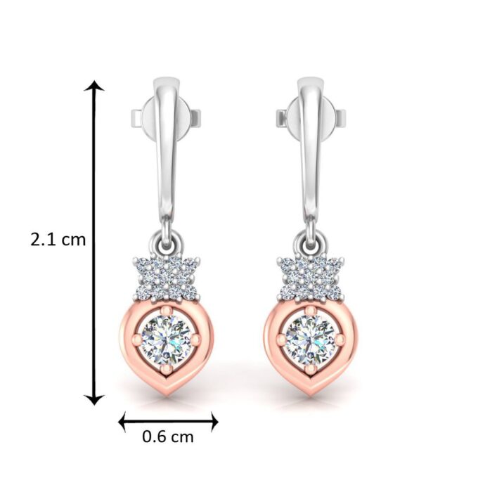 HEARTSONG BRILLIANCE DANGLING EARRINGS