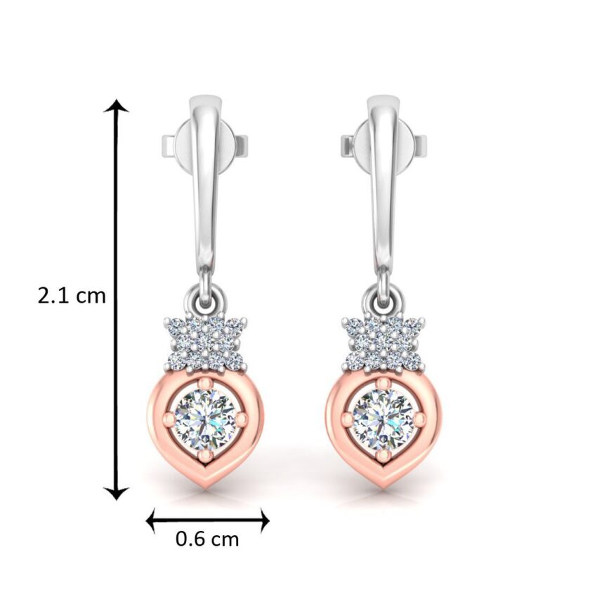 HEARTSONG BRILLIANCE DANGLING EARRINGS - Image 4