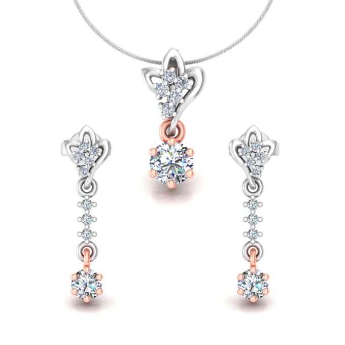 RADIANT FUSION SOLITAIRE PENDANT SET