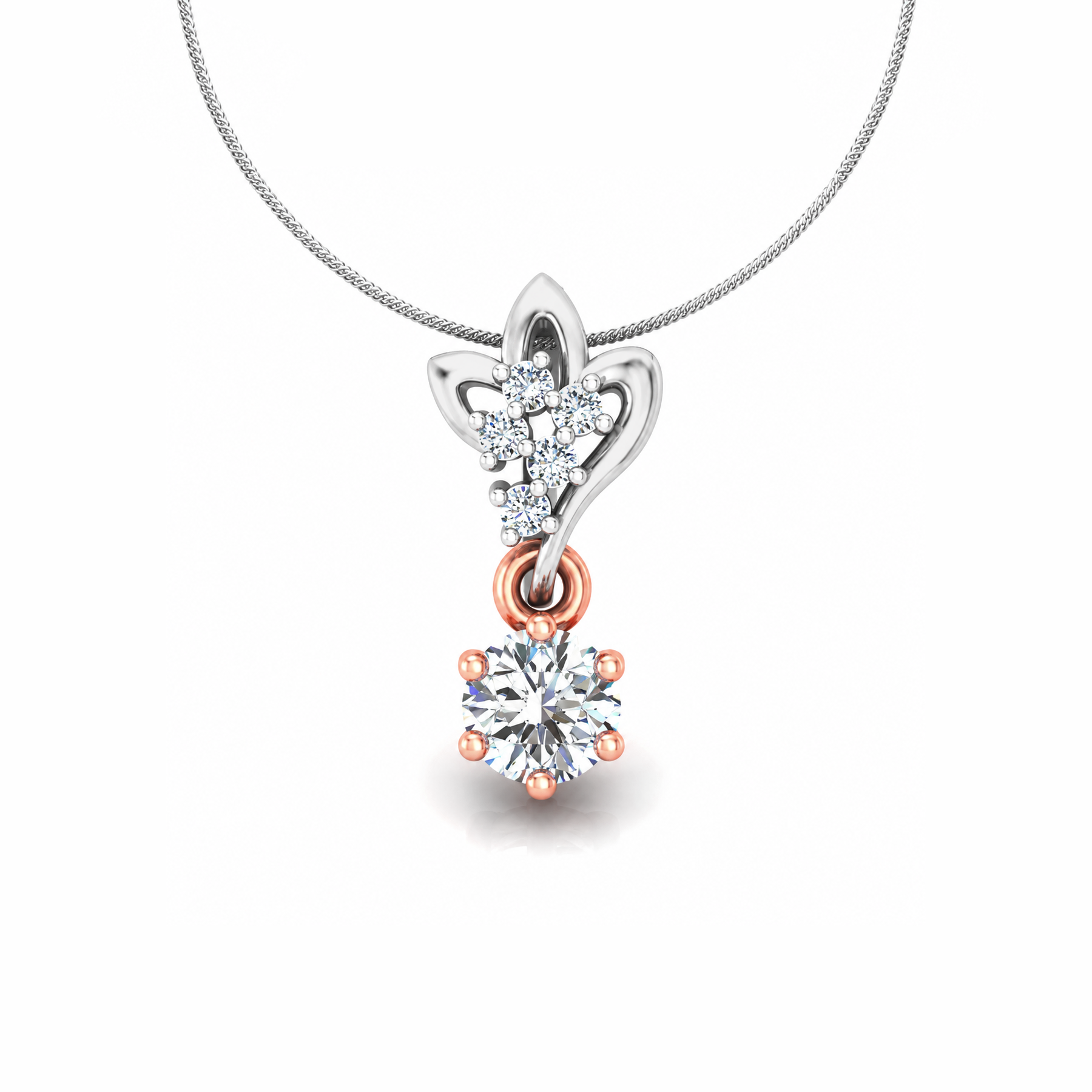 RADIANT FUSION SOLITAIRE PENDANT - Image 2
