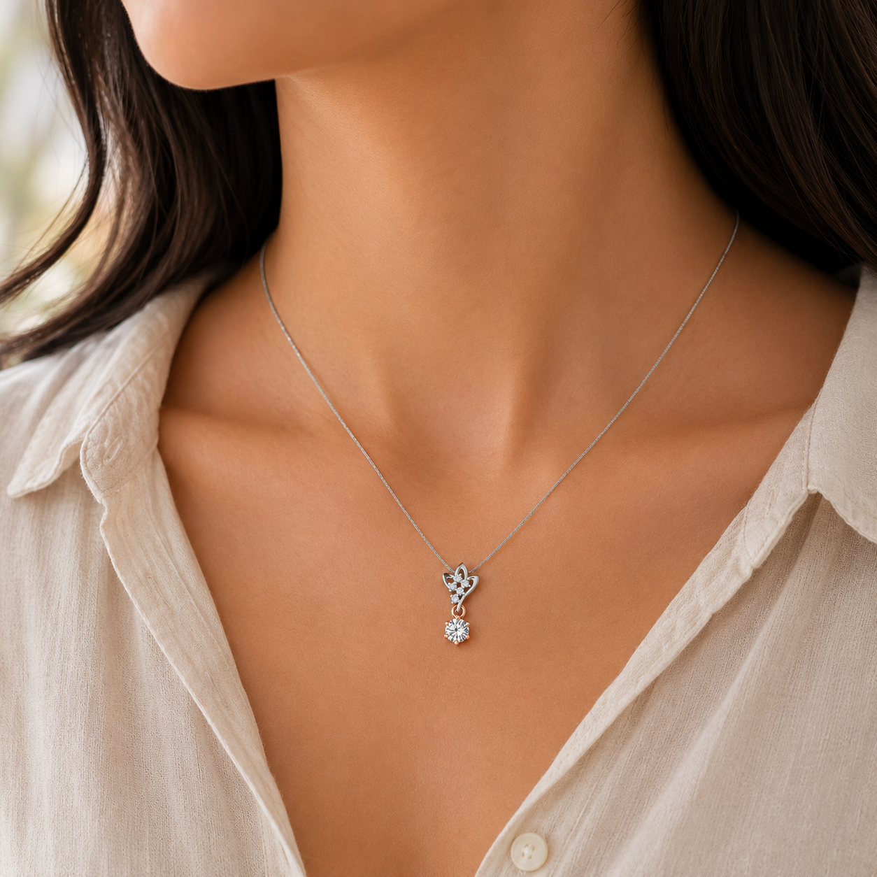 RADIANT FUSION SOLITAIRE PENDANT - Image 4