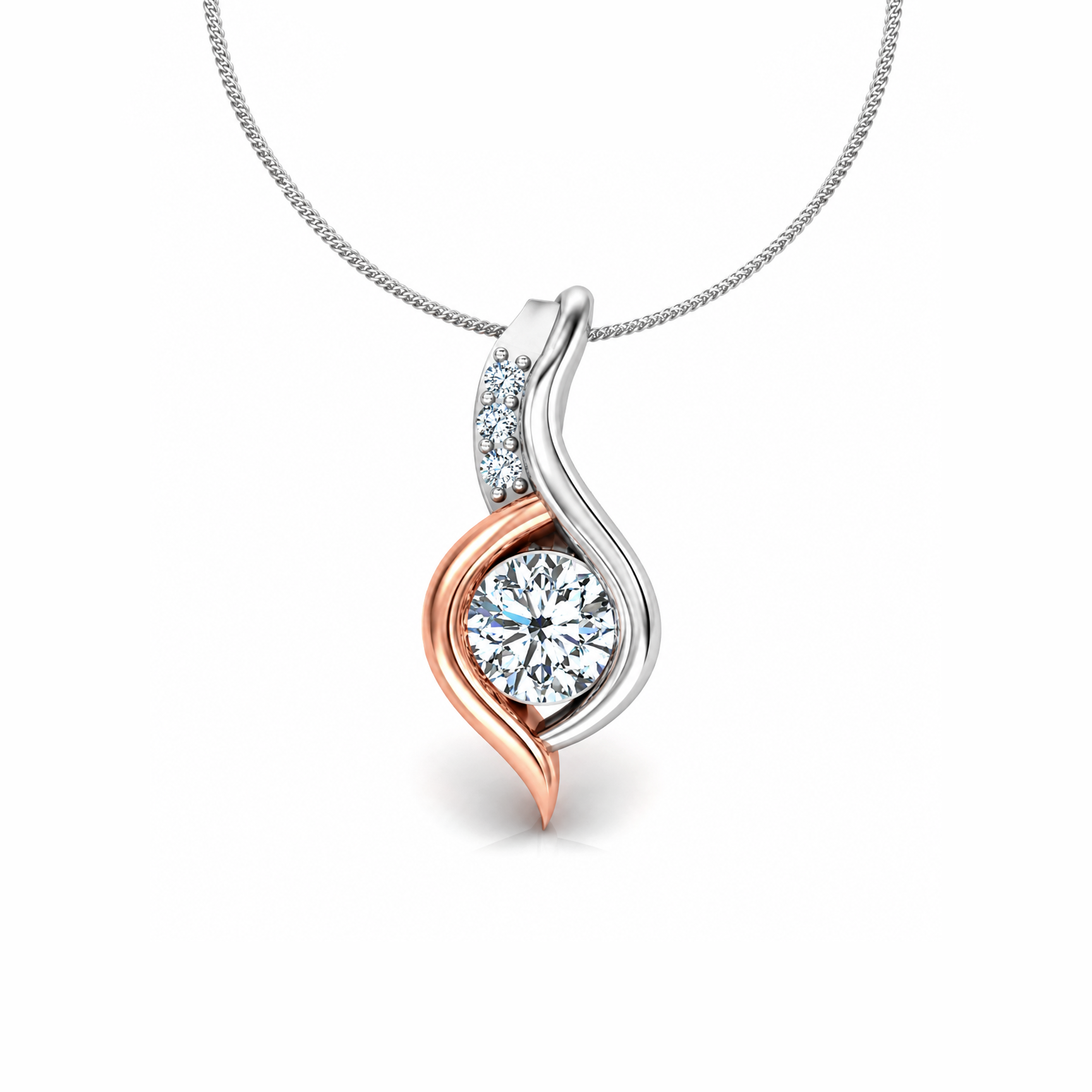 TIMELESS ELEGANCE SOLITAIRE PENDANT - Image 2