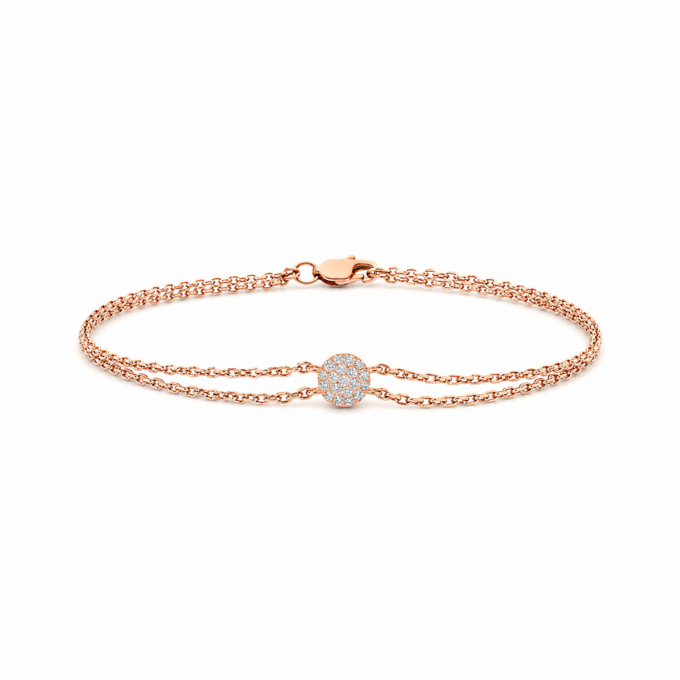Cluster Sparkle Circle Bracelet