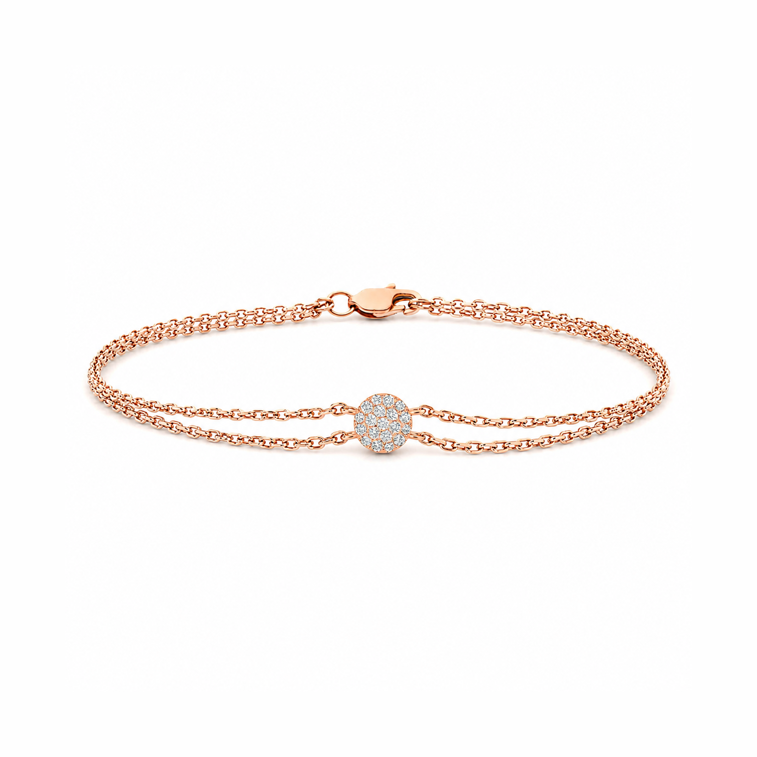 Cluster Sparkle Circle Bracelet