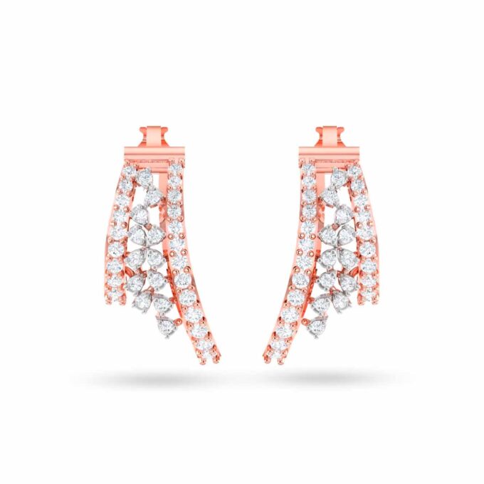 RADIANT FUSION DIAMOND HOOPS