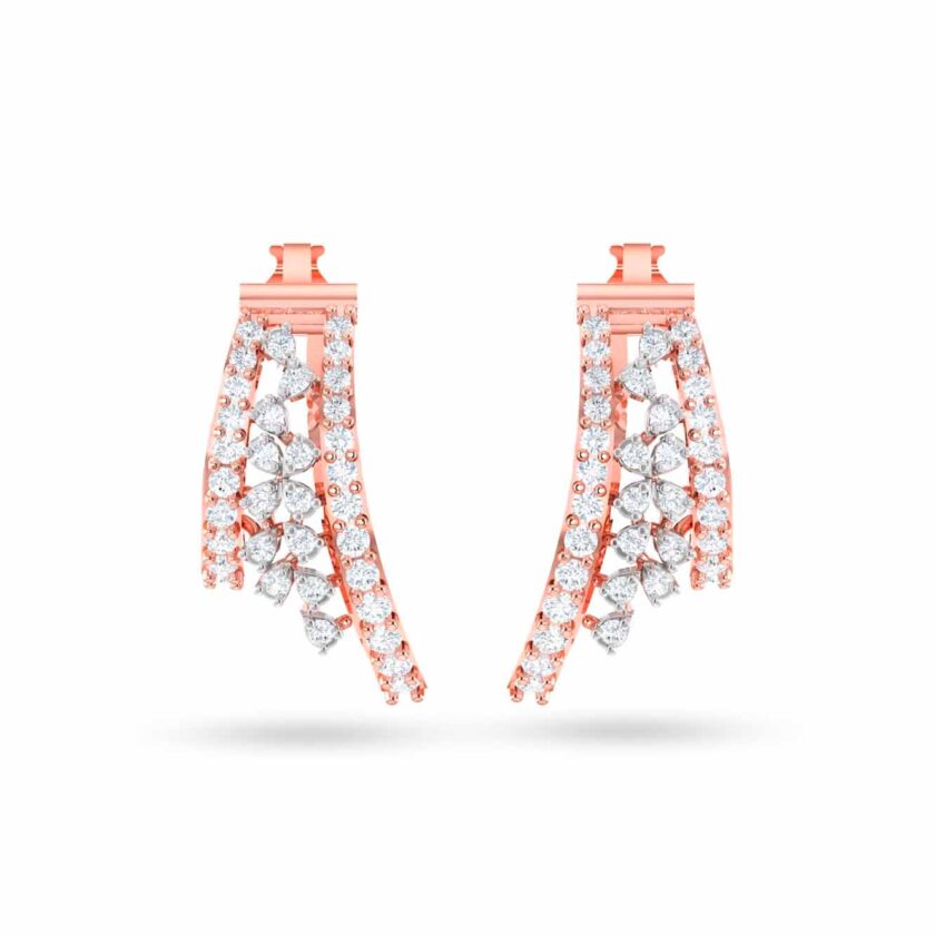 RADIANT FUSION DIAMOND HOOPS
