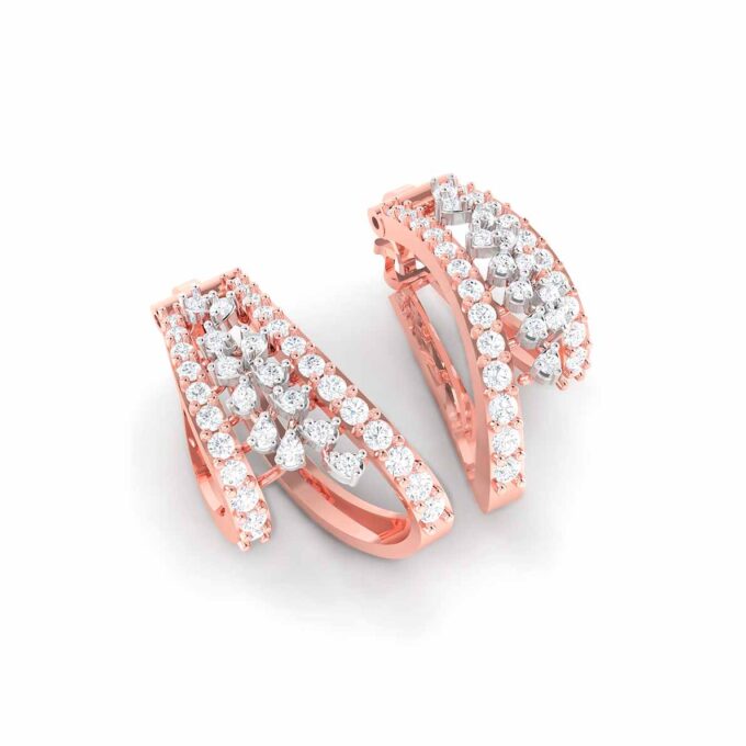 RADIANT FUSION DIAMOND HOOPS
