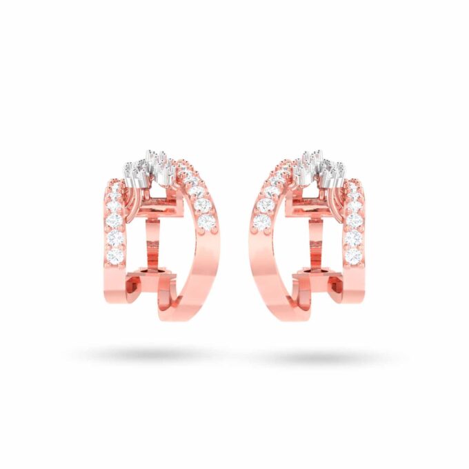 RADIANT FUSION DIAMOND HOOPS