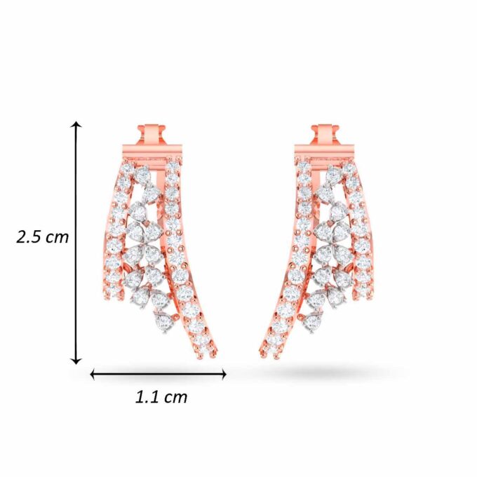 RADIANT FUSION DIAMOND HOOPS