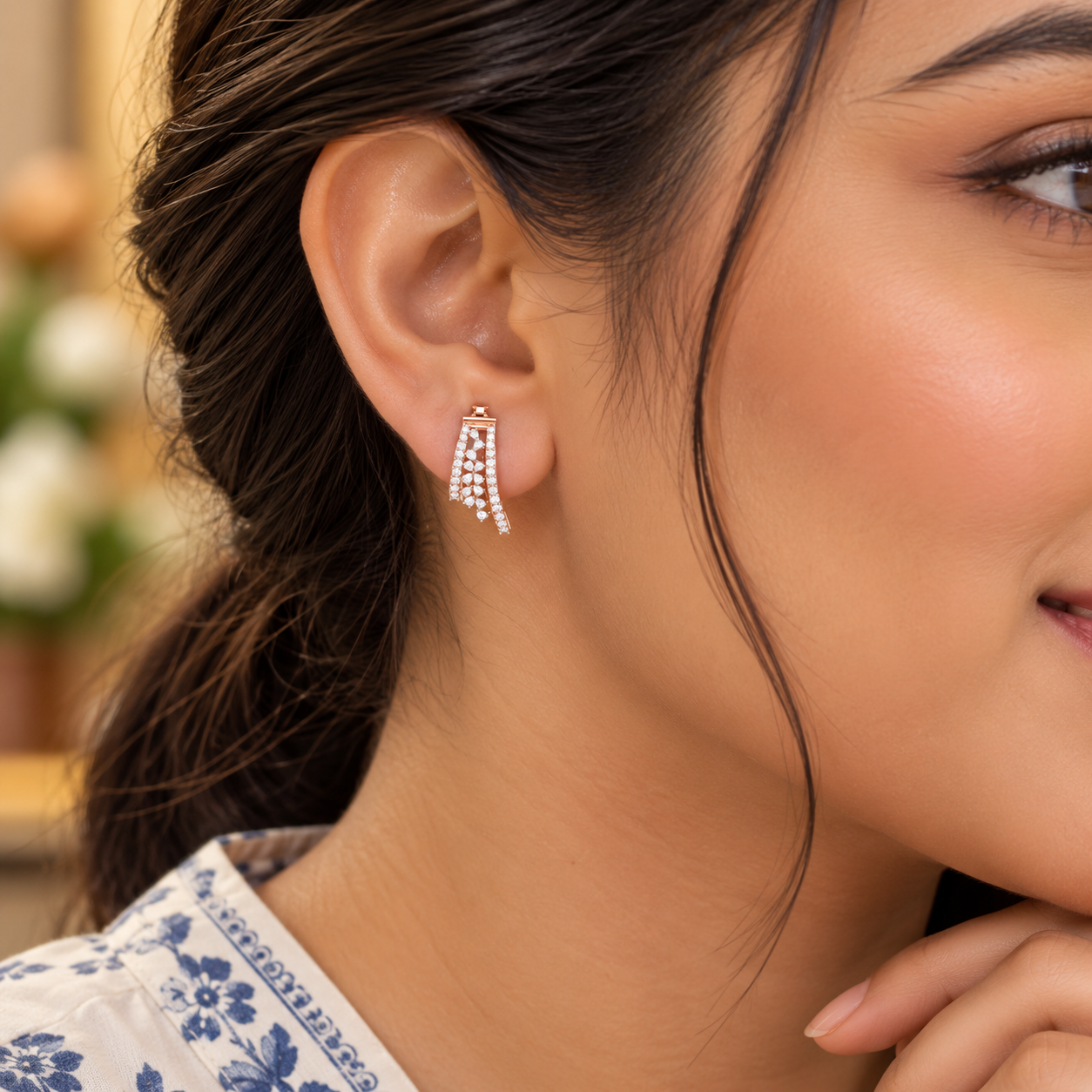 RADIANT FUSION DIAMOND HOOPS - Image 5
