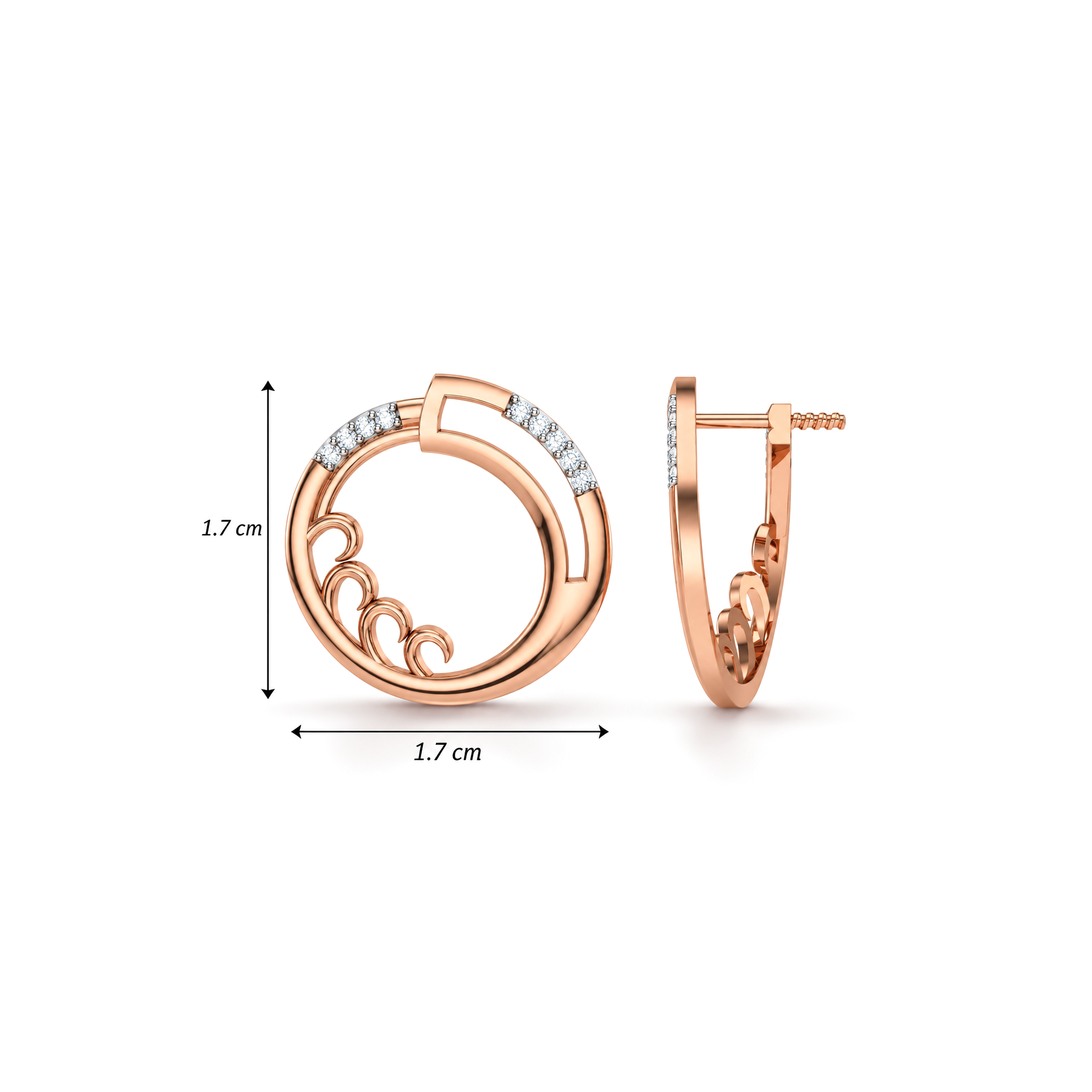 ELEGANCE ORBIT DIAMOND CIRCULAR BALI - Image 3