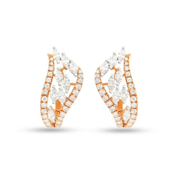 MODERN MARQUISE FUSION J BALI EARRINGS