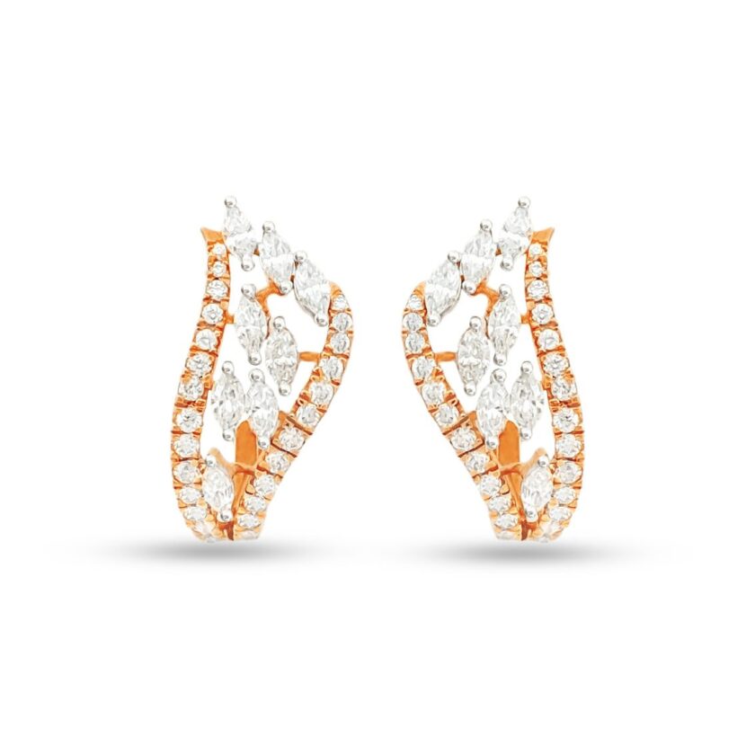 MODERN MARQUISE FUSION J BALI EARRINGS