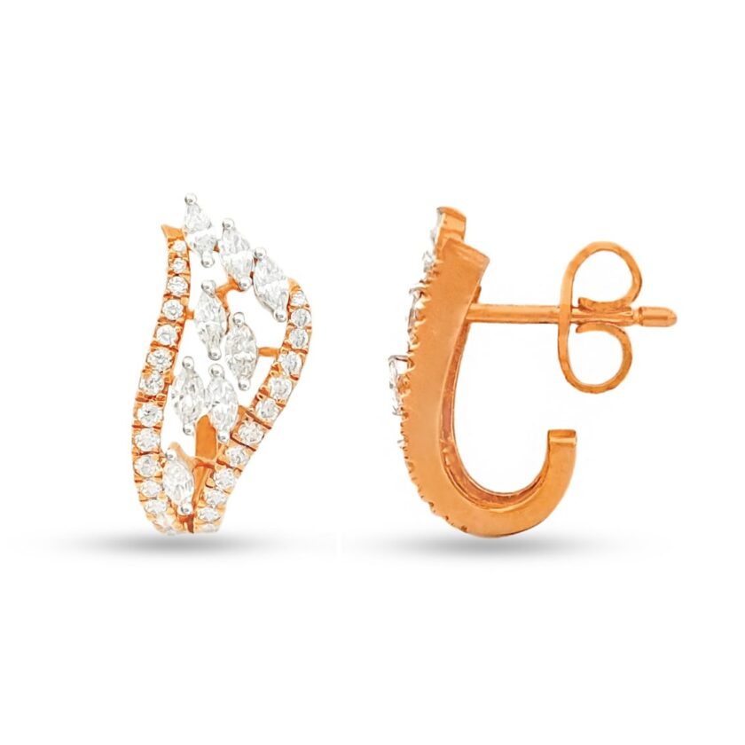MODERN MARQUISE FUSION J BALI EARRINGS - Image 2