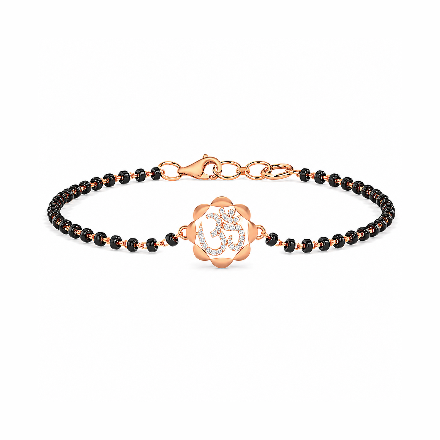 Divine Unity Diamond Aum Mangalsutra Bracelet