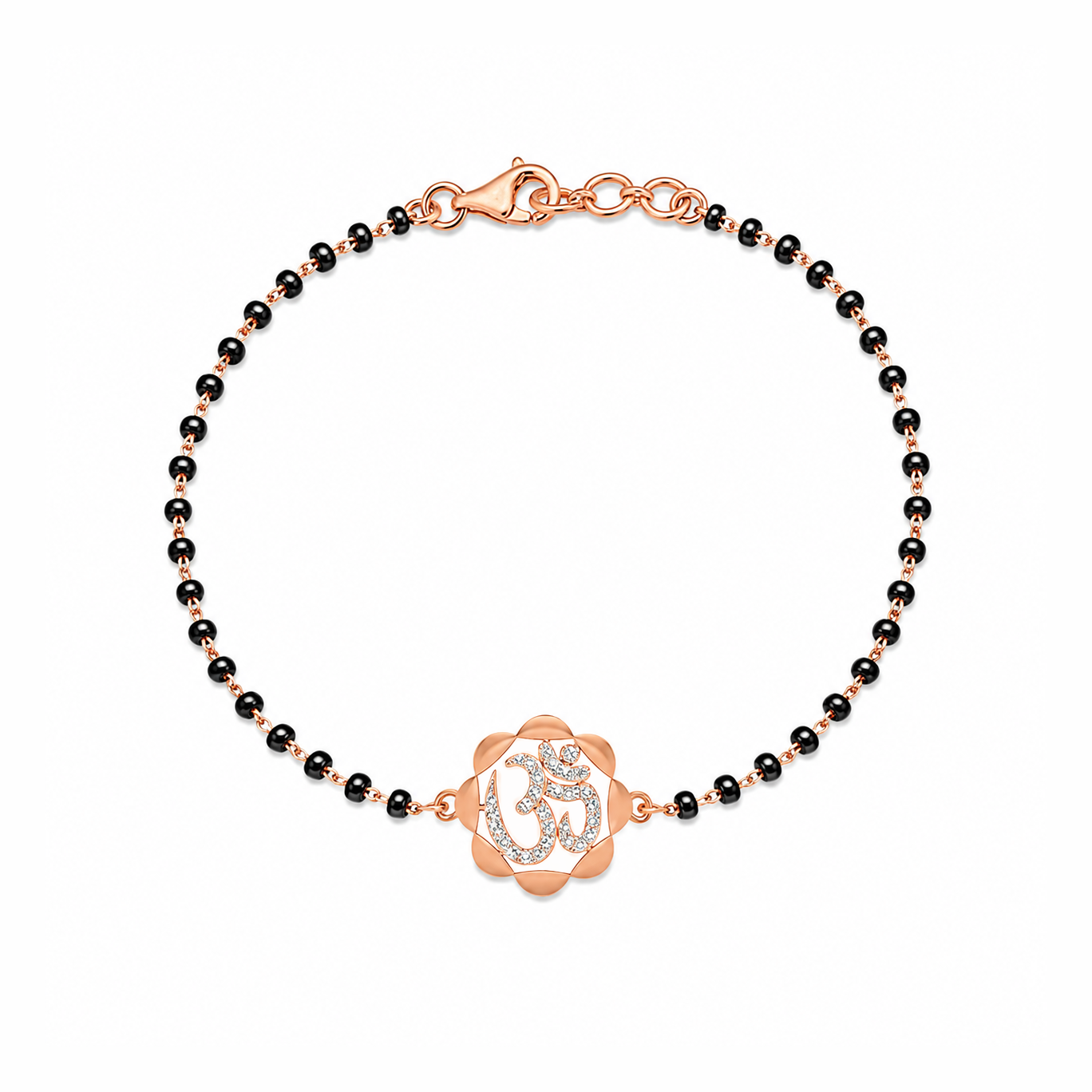 Divine Unity Diamond Aum Mangalsutra Bracelet - Image 2
