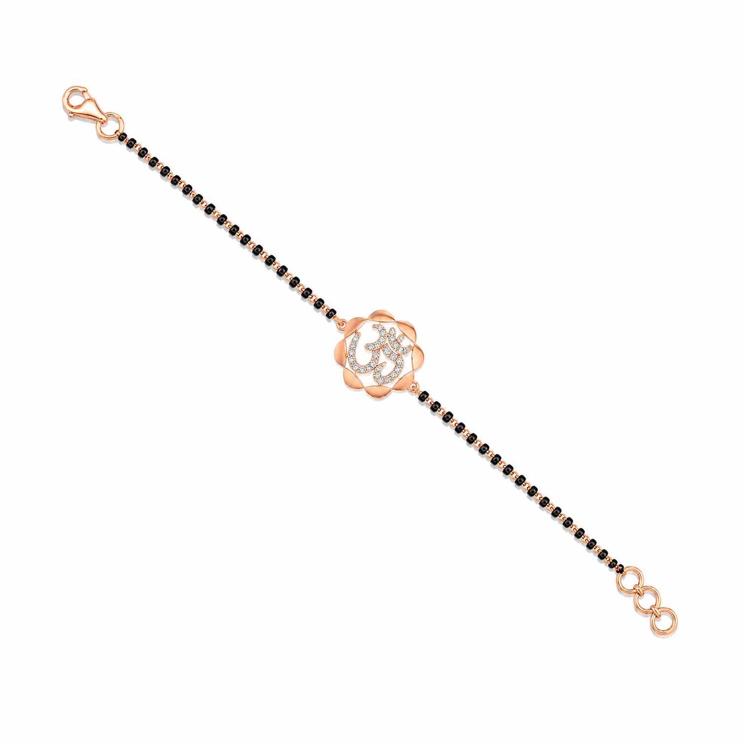Divine Unity Diamond Aum Mangalsutra Bracelet - Image 3