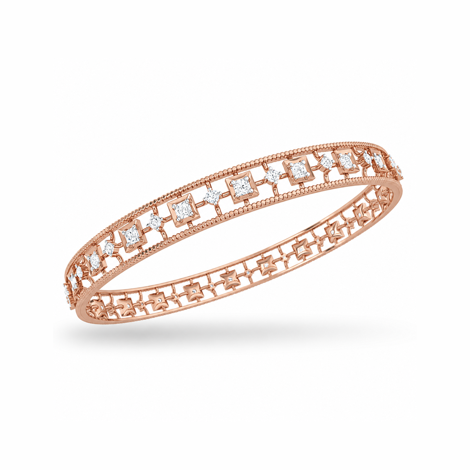 Charming Daily Wear Diamond Bangle