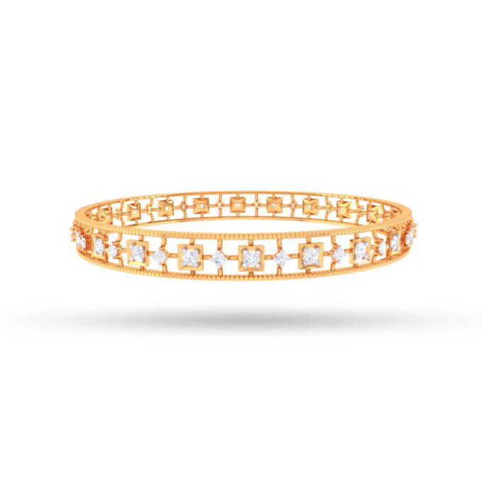 Charming Daily Wear Diamond Bangle