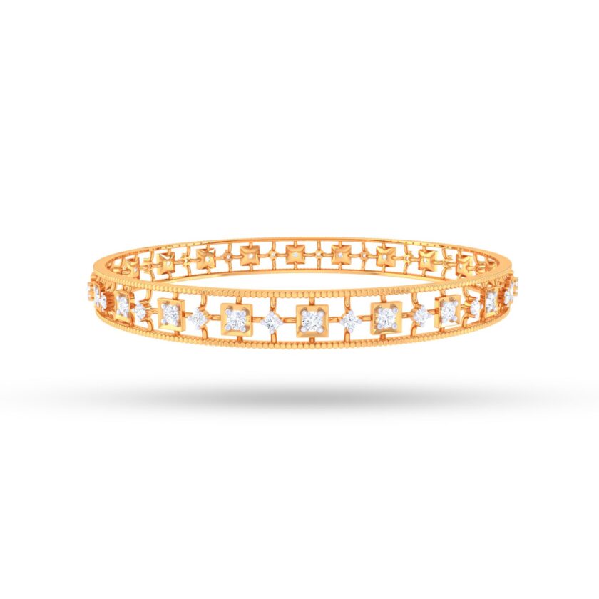 Charming Daily Wear Diamond Bangle - Image 2
