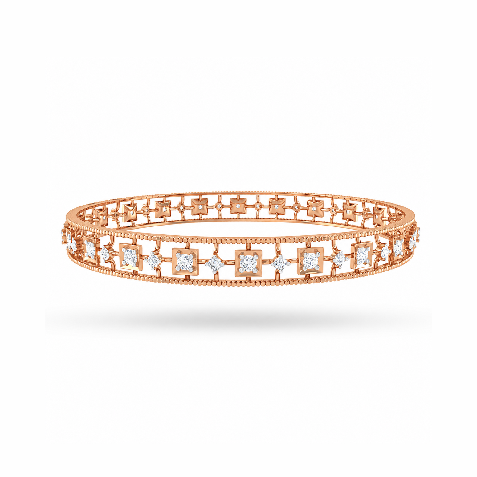 Charming Daily Wear Diamond Bangle - Image 2