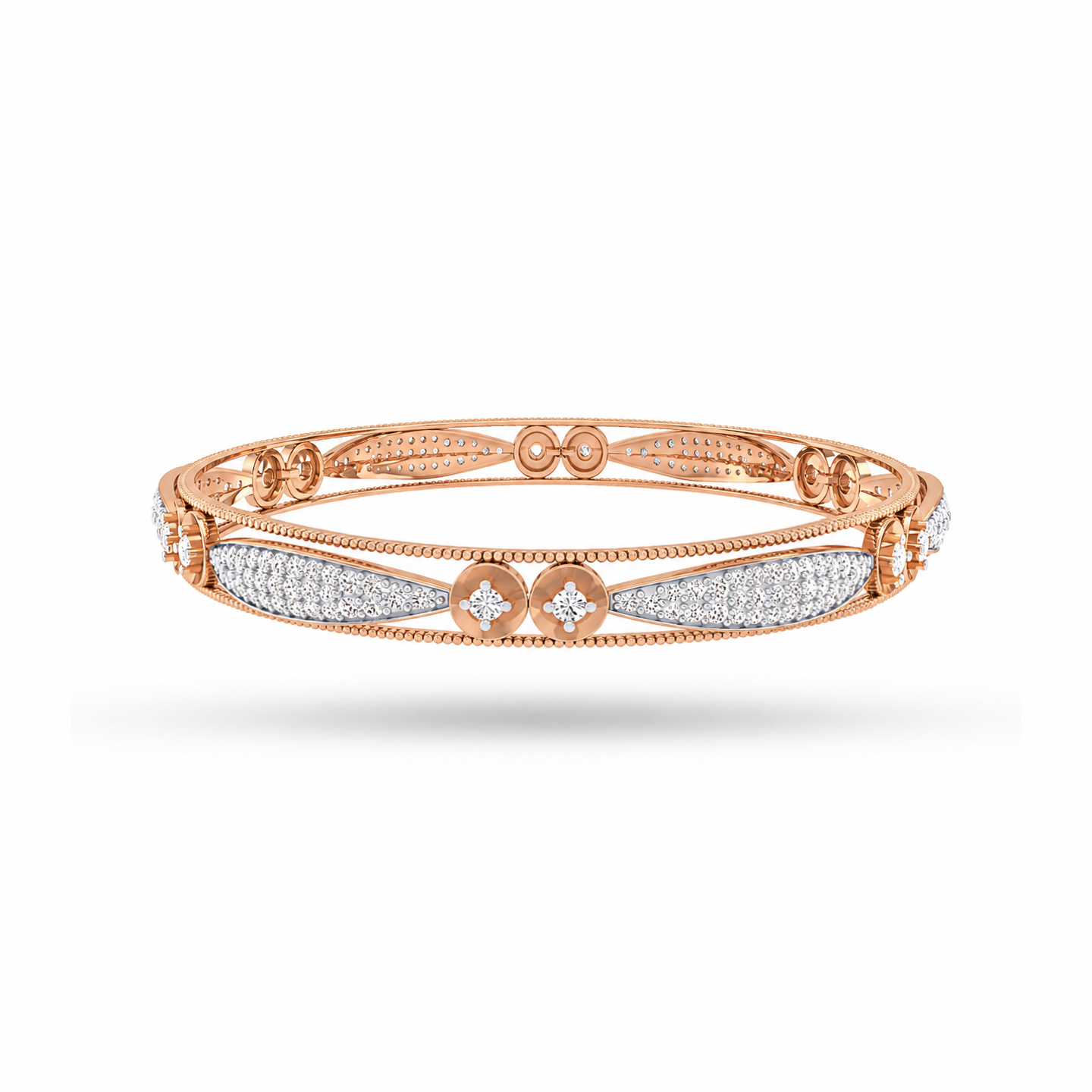 Timeless Elegance Dazzling Bangle - Image 2