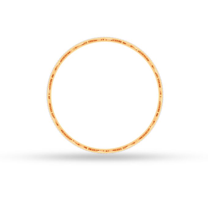 Captivating Single-Line Diamond Bangle