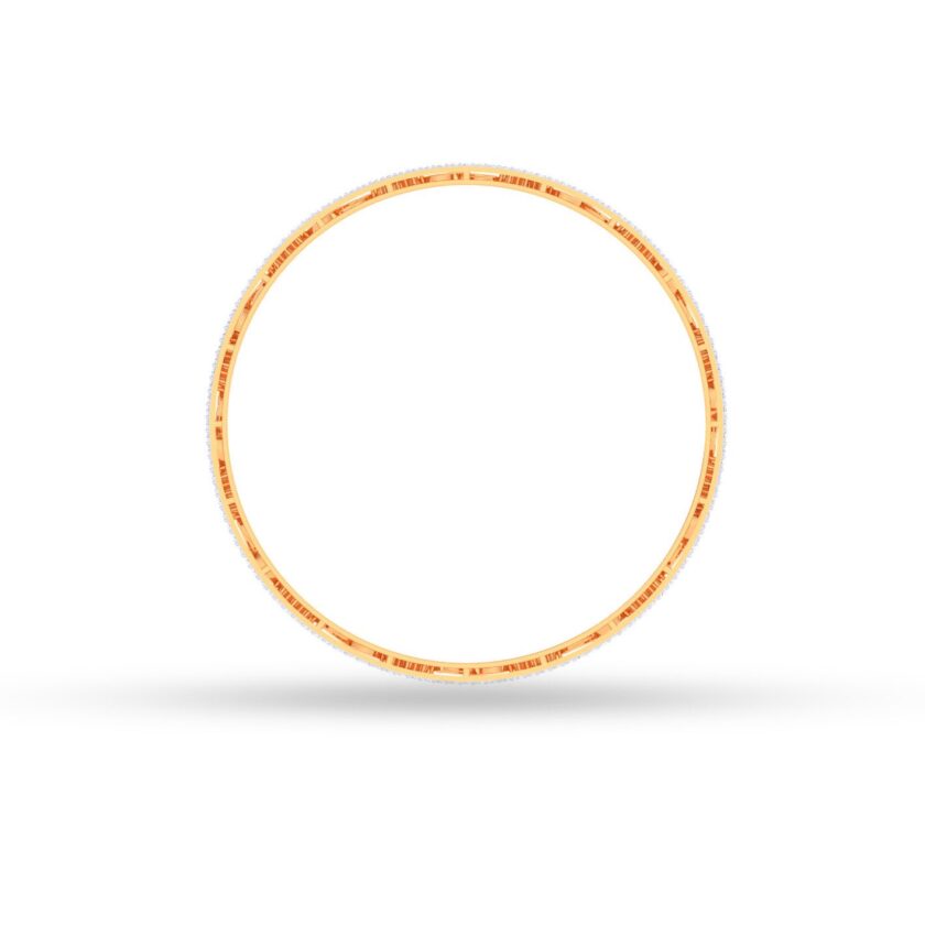 Captivating Single-Line Diamond Bangle - Image 3