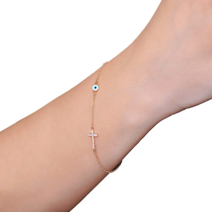 Guardian Cross Eye Bracelet
