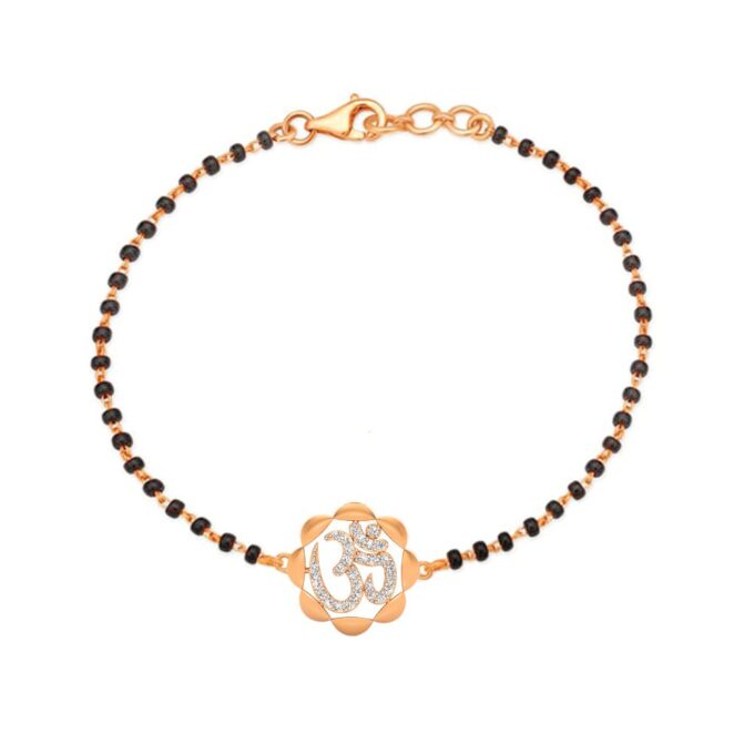 Divine Unity Diamond Aum Mangalsutra Bracelet