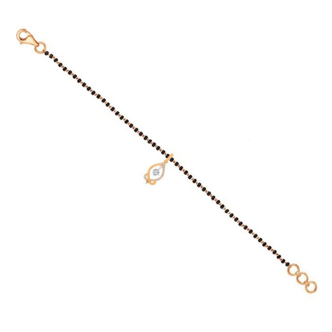 Eternal Bond Diamond-Gold Mangalsutra Bracelet