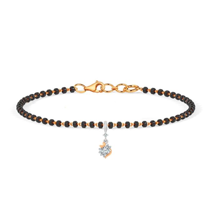 Radiant Solitaire Fusion Mangalsutra Bracelet