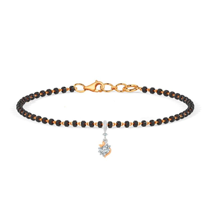 Radiant Solitaire Fusion Mangalsutra Bracelet