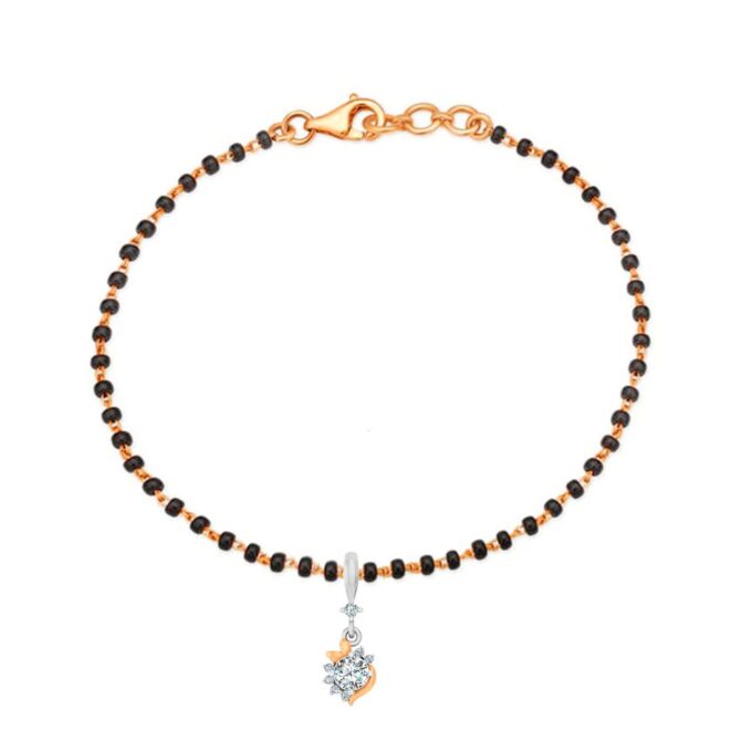 Radiant Solitaire Fusion Mangalsutra Bracelet
