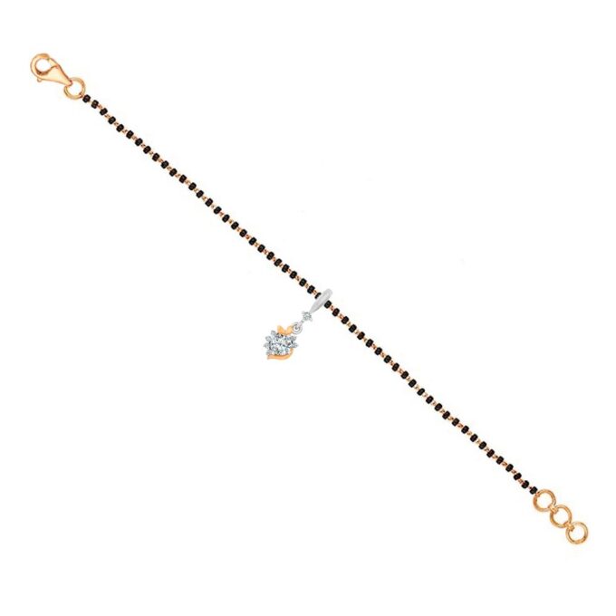 Radiant Solitaire Fusion Mangalsutra Bracelet