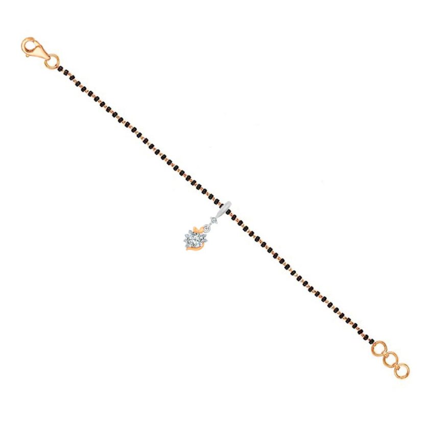 Radiant Solitaire Fusion Mangalsutra Bracelet - Image 3