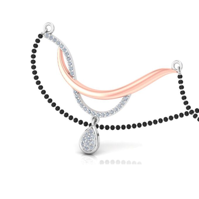 Contrast Harmony Diamond Tanmania Pendant