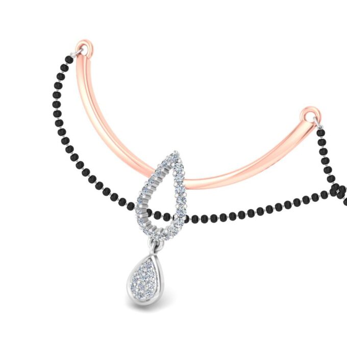 Delicate Drop Diamond Tanmania Pendant