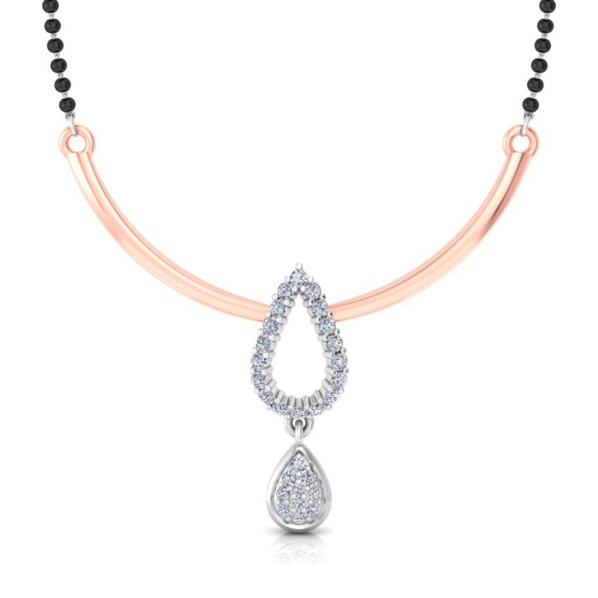 Delicate Drop Diamond Tanmania Pendant - Image 2