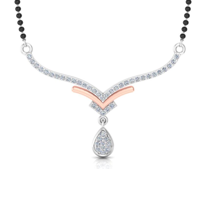 Vibrant V-Drop Diamond Tanmania Pendant - Image 2