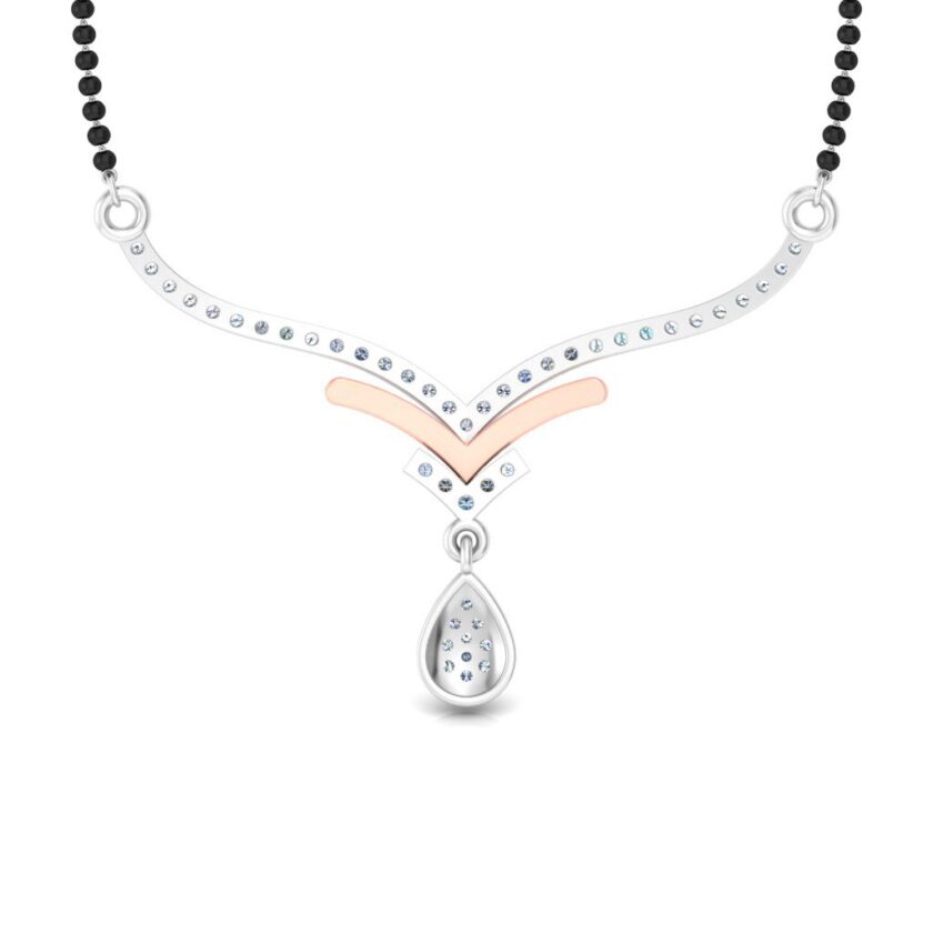 Vibrant V-Drop Diamond Tanmania Pendant - Image 3