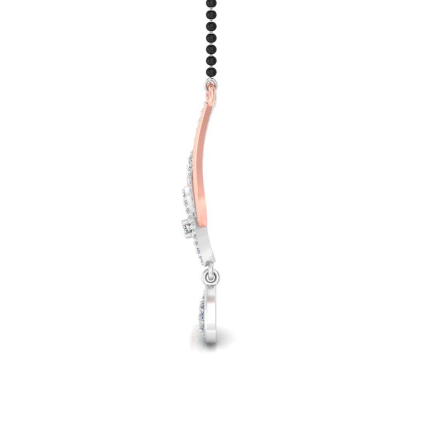 Elegant Square Diamond Tanmania Pendant - Image 4