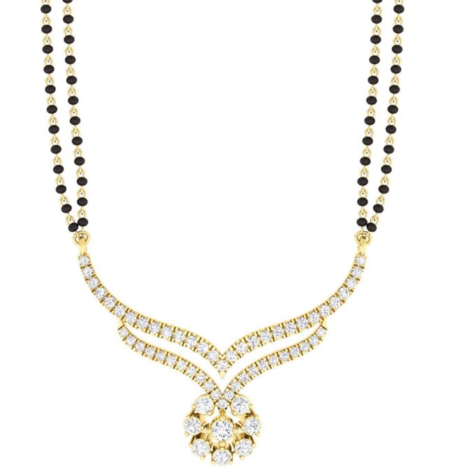 Extended V-Diamond Tanmania Pendant