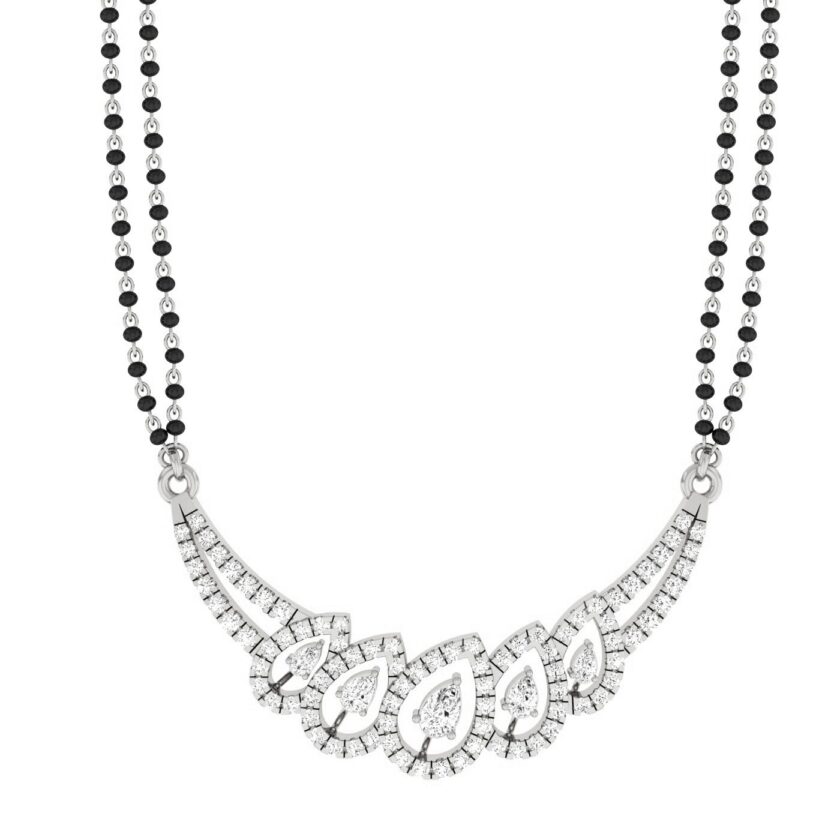 Dazzling Drop Diamond Tanmania Pendant - Image 3