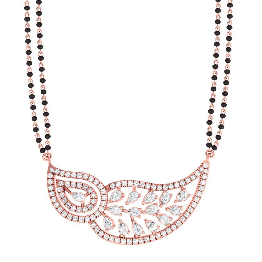 Elegant Drop Diamond Ensemble Tanmania Pendant