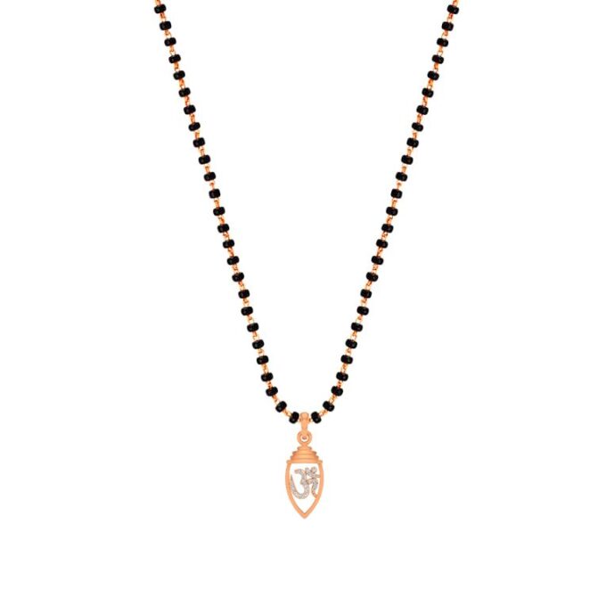 Divine Aum Diamond Mangalsutra Pendant