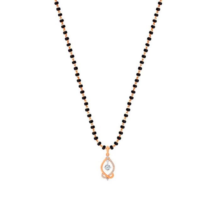 Eternal Bond Diamond-Gold Mangalsutra pendant